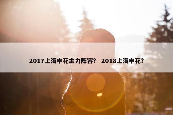 2017上海申花主力阵容？ 2018上海申花？