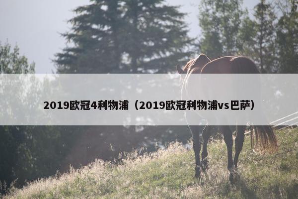 2019欧冠4利物浦（2019欧冠利物浦vs巴萨）