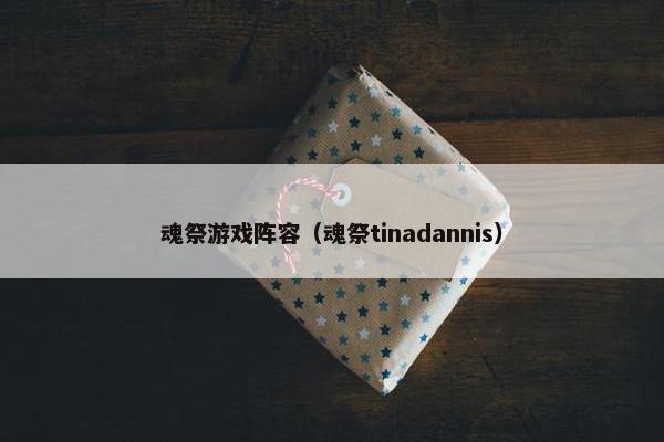 魂祭游戏阵容（魂祭tinadannis）