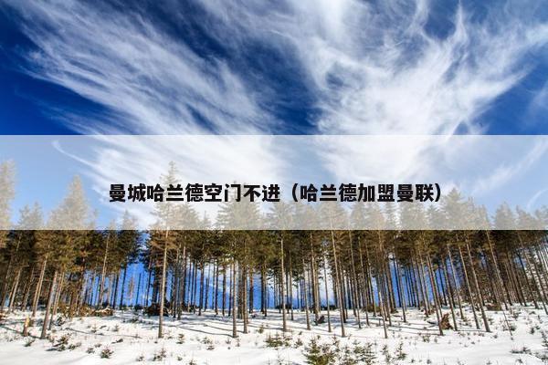 曼城哈兰德空门不进（哈兰德加盟曼联）