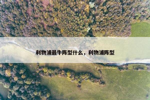 利物浦最牛阵型什么，利物浦阵型