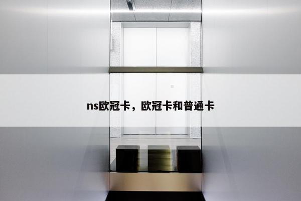 ns欧冠卡，欧冠卡和普通卡