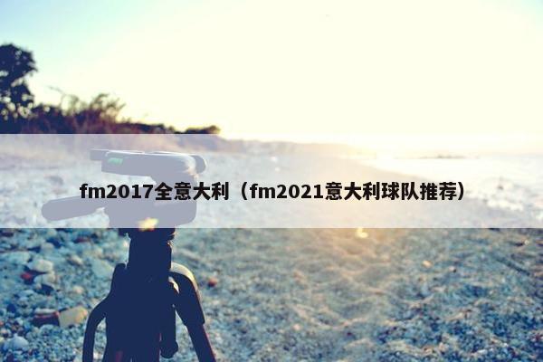 fm2017全意大利（fm2021意大利球队推荐）