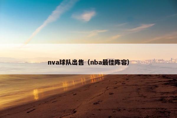 nva球队出售（nba最佳阵容）