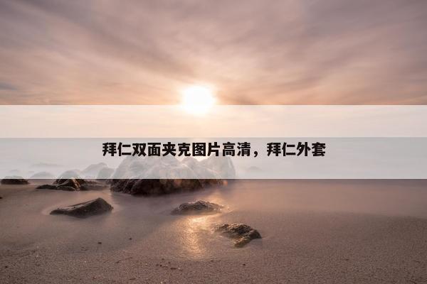 拜仁双面夹克图片高清，拜仁外套