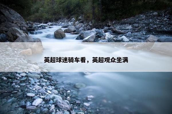 英超球迷骑车看，英超观众坐满