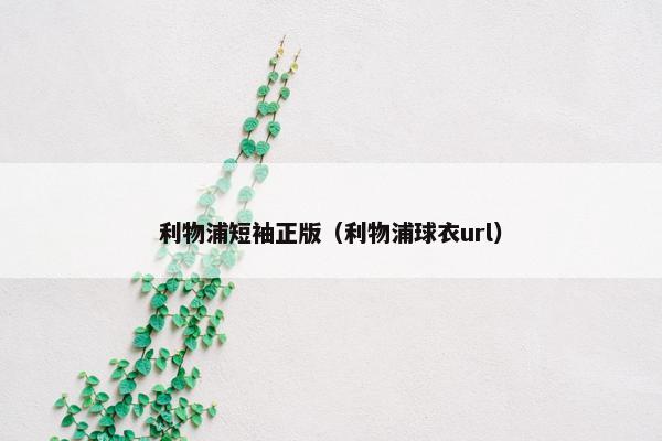 利物浦短袖正版（利物浦球衣url）