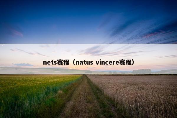 nets赛程（natus vincere赛程）