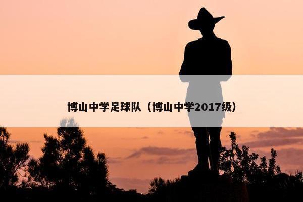 博山中学足球队（博山中学2017级）