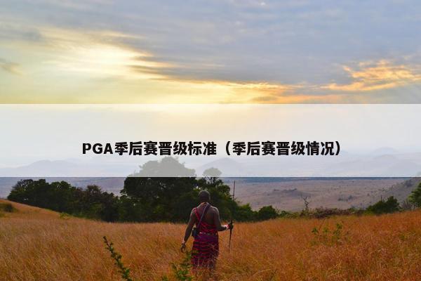 PGA季后赛晋级标准（季后赛晋级情况）
