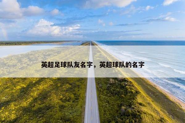 英超足球队友名字，英超球队的名字