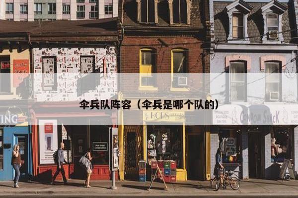 伞兵队阵容（伞兵是哪个队的）