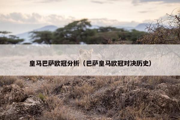 皇马巴萨欧冠分析（巴萨皇马欧冠对决历史）