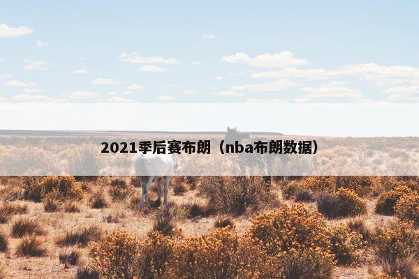 2021季后赛布朗（nba布朗数据）