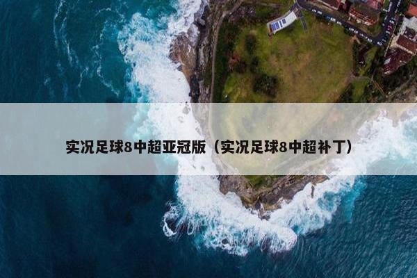 实况足球8中超亚冠版（实况足球8中超补丁）