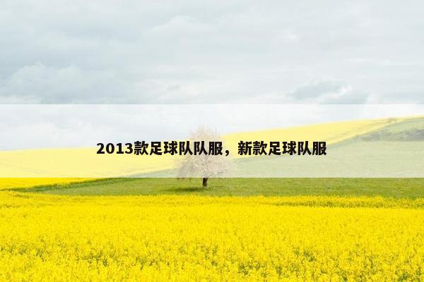 2013款足球队队服，新款足球队服