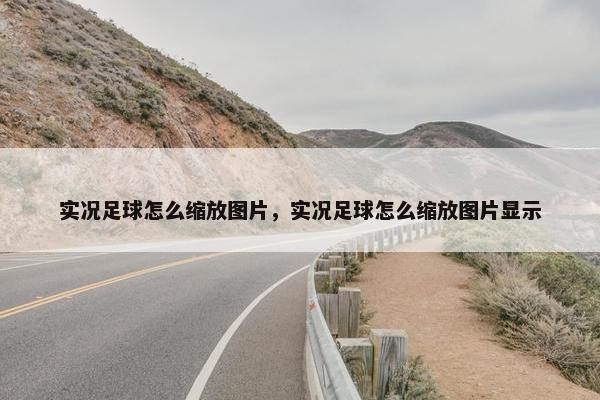 实况足球怎么缩放图片，实况足球怎么缩放图片显示