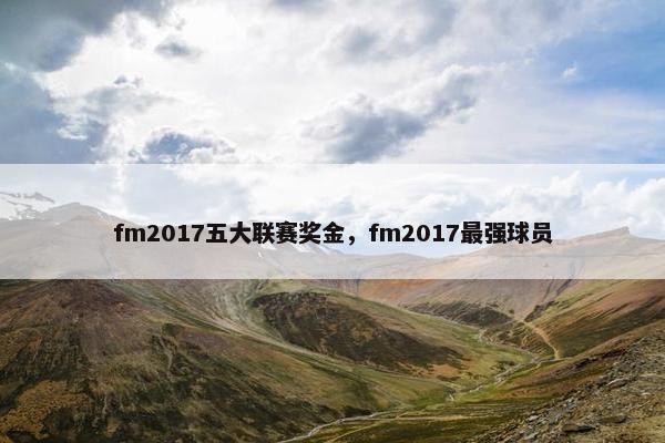 fm2017五大联赛奖金，fm2017最强球员