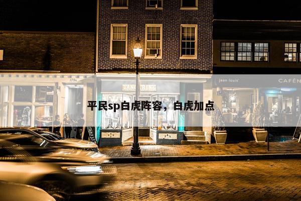 平民sp白虎阵容，白虎加点