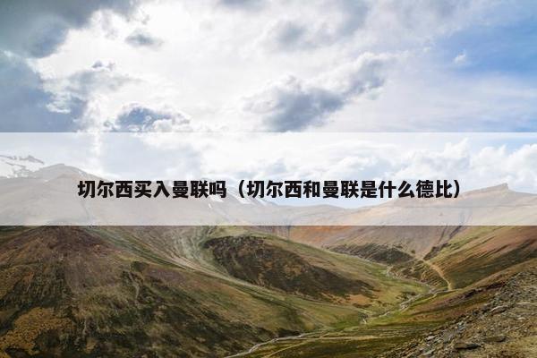 切尔西买入曼联吗（切尔西和曼联是什么德比）
