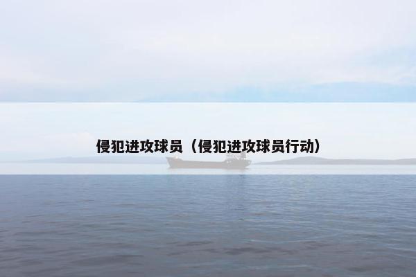 侵犯进攻球员（侵犯进攻球员行动）