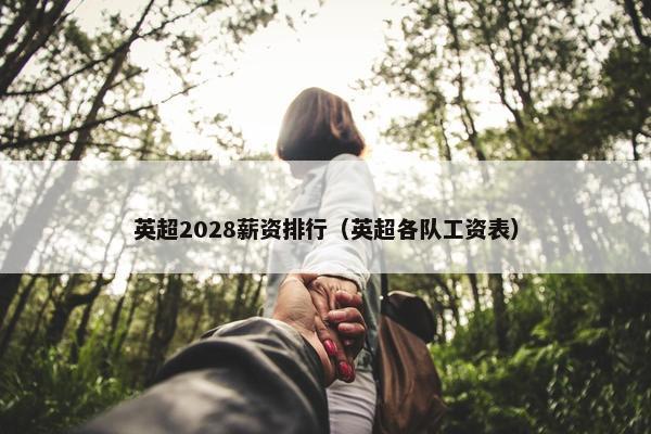 英超2028薪资排行（英超各队工资表）
