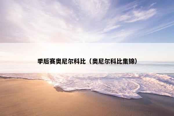 季后赛奥尼尔科比（奥尼尔科比集锦）