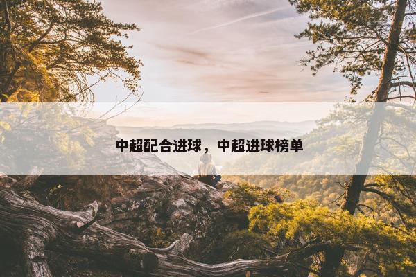 中超配合进球，中超进球榜单