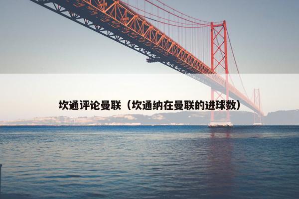 坎通评论曼联（坎通纳在曼联的进球数）
