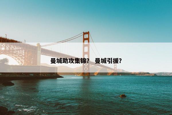 曼城助攻集锦？ 曼城引援？