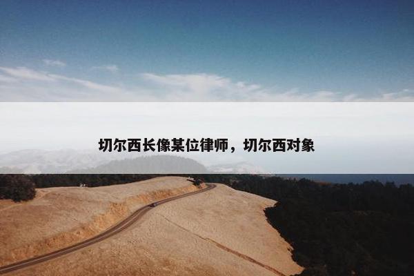 切尔西长像某位律师，切尔西对象