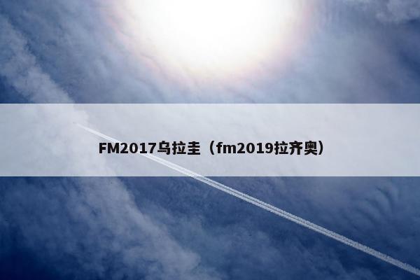 FM2017乌拉圭（fm2019拉齐奥）