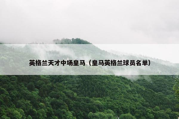 英格兰天才中场皇马（皇马英格兰球员名单）