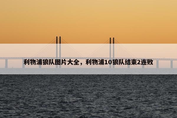 利物浦狼队图片大全，利物浦10狼队结束2连败