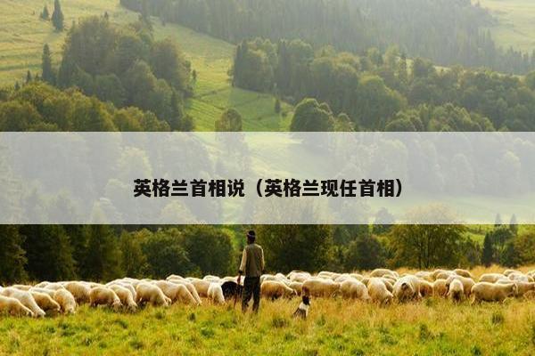 英格兰首相说（英格兰现任首相）