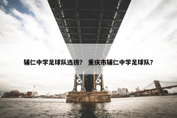 辅仁中学足球队选拔？ 重庆市辅仁中学足球队？