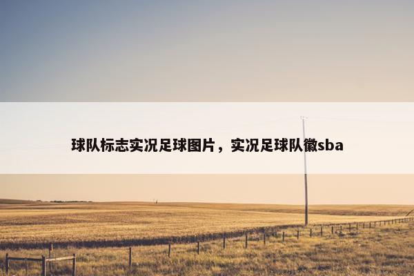 球队标志实况足球图片，实况足球队徽sba
