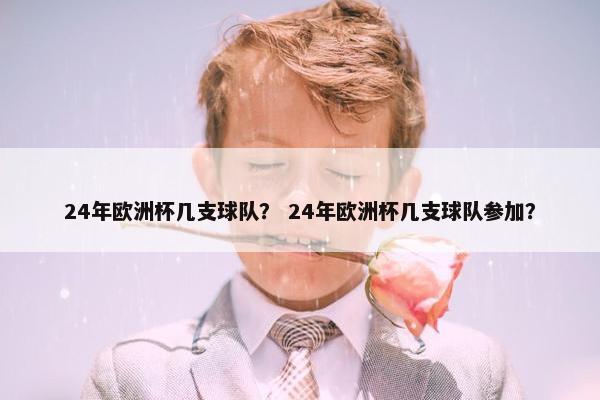 24年欧洲杯几支球队？ 24年欧洲杯几支球队参加？