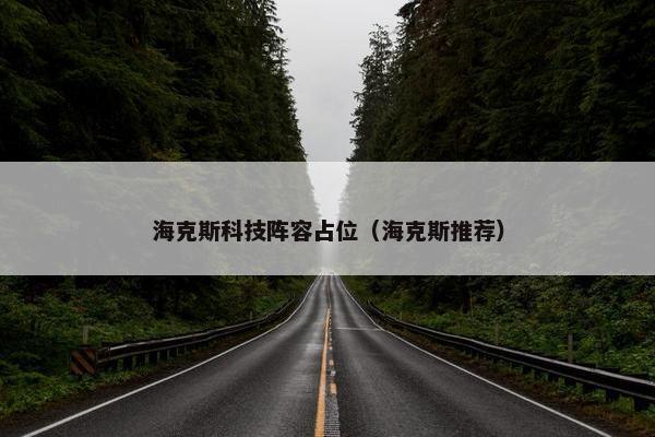 海克斯科技阵容占位（海克斯推荐）