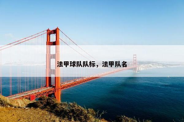 法甲球队队标，法甲队名