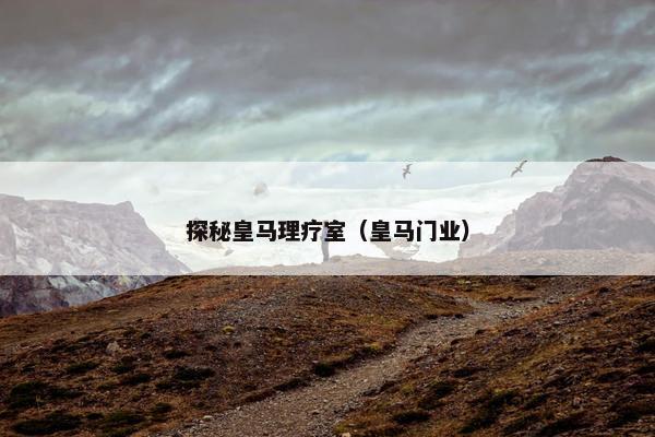 探秘皇马理疗室（皇马门业）