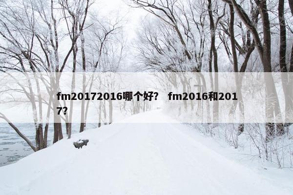 fm20172016哪个好? fm2016和2017? fm20172016哪个好? fm2016和2017?