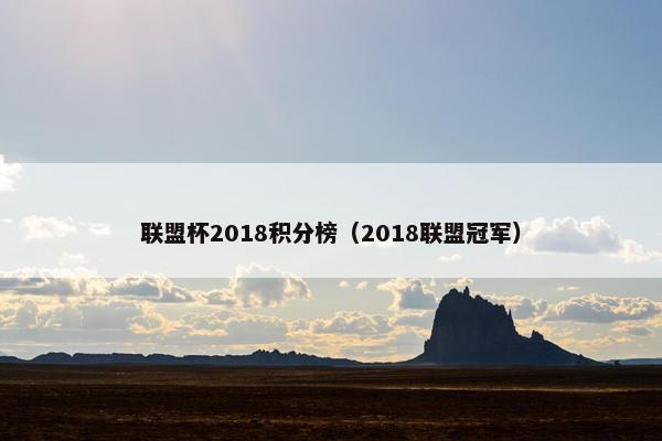 联盟杯2018积分榜（2018联盟冠军）