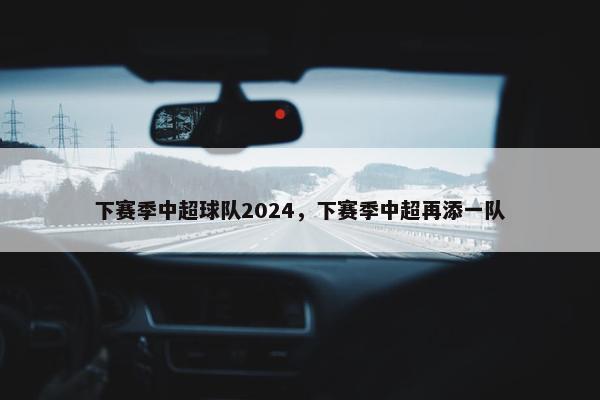 下赛季中超球队2024，下赛季中超再添一队