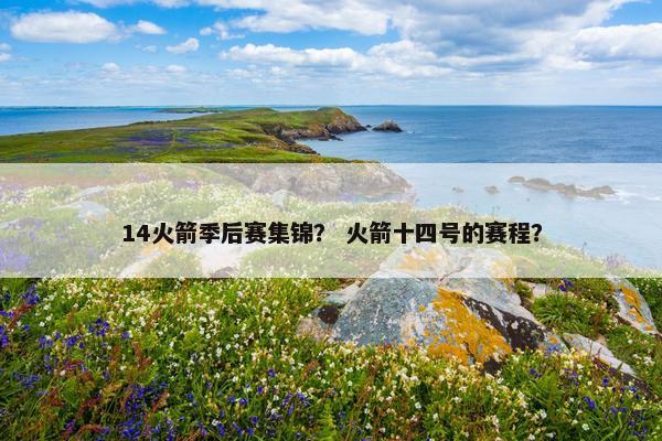 14火箭季后赛集锦？ 火箭十四号的赛程？