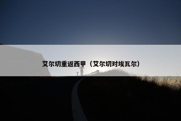 艾尔切重返西甲（艾尔切对埃瓦尔）