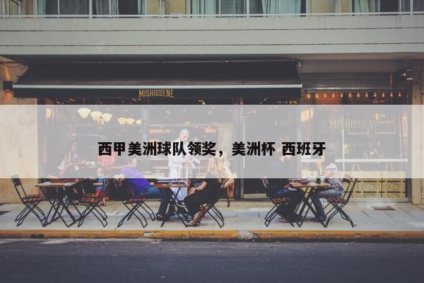 西甲美洲球队领奖，美洲杯 西班牙