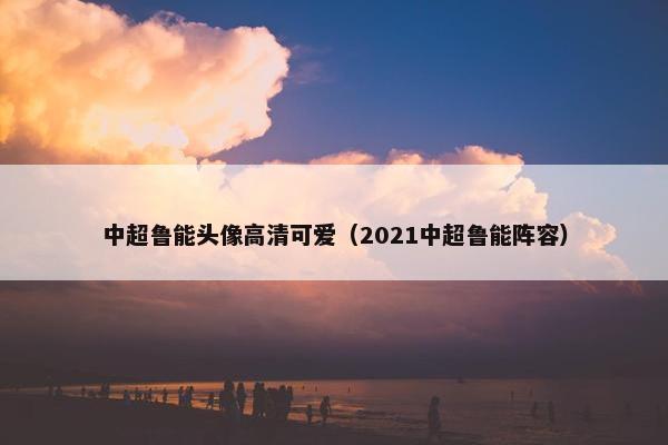 中超鲁能头像高清可爱（2021中超鲁能阵容）