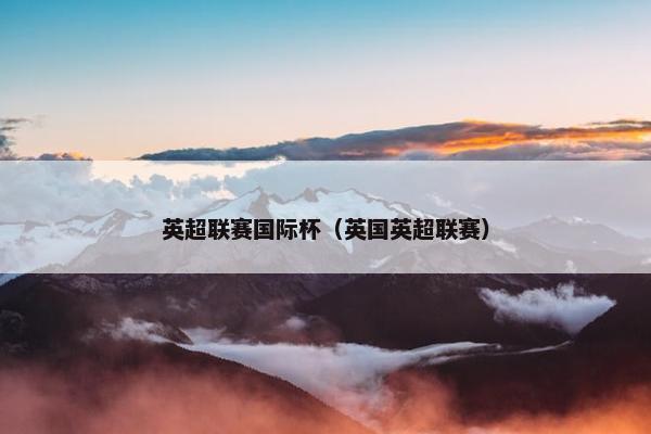 英超联赛国际杯（英国英超联赛）