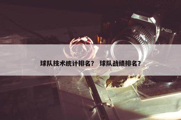 球队技术统计排名？ 球队战绩排名？